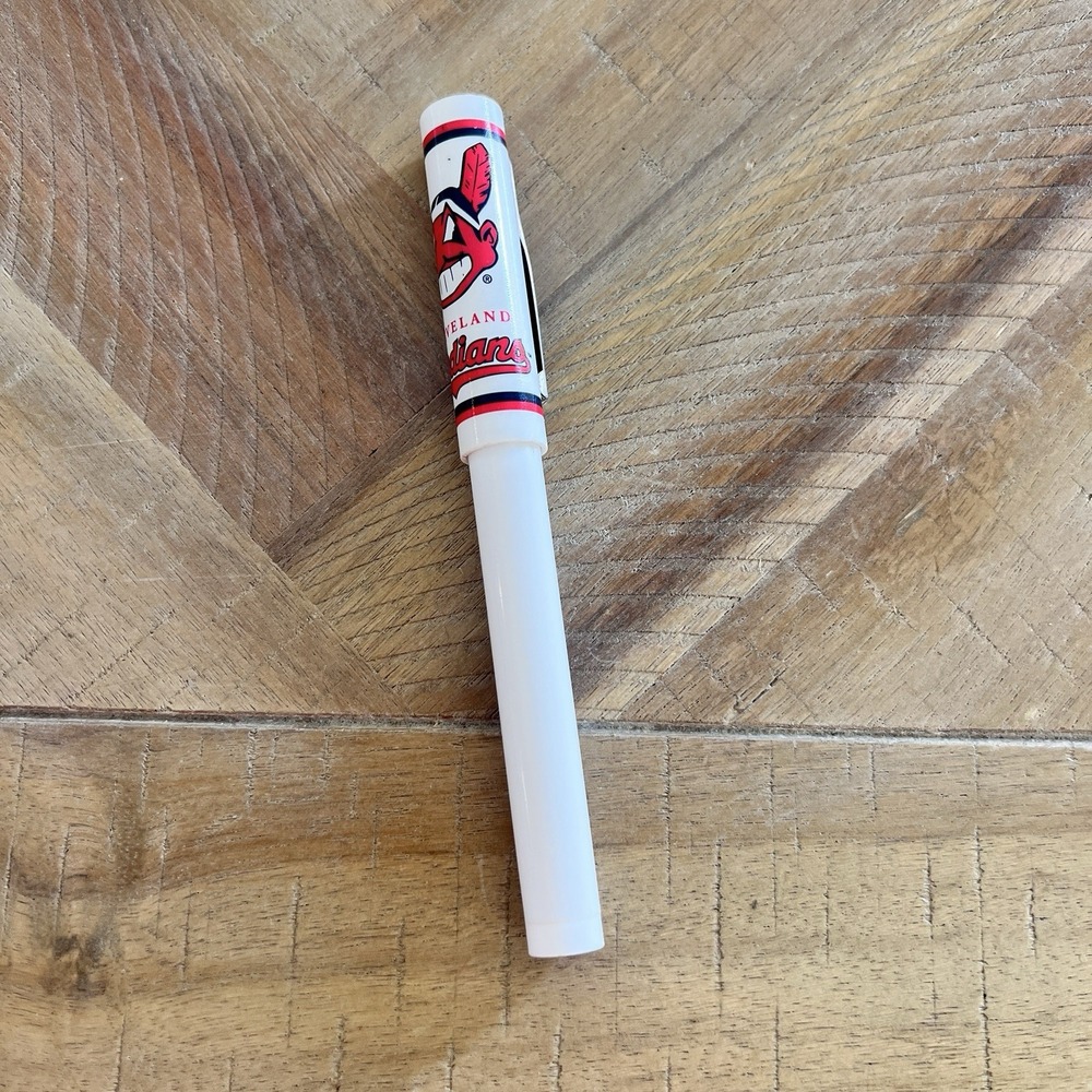 Vintage Pen Cleveland Indians Chief Red White Blue‎ Ohio with Cap 1994 NDC